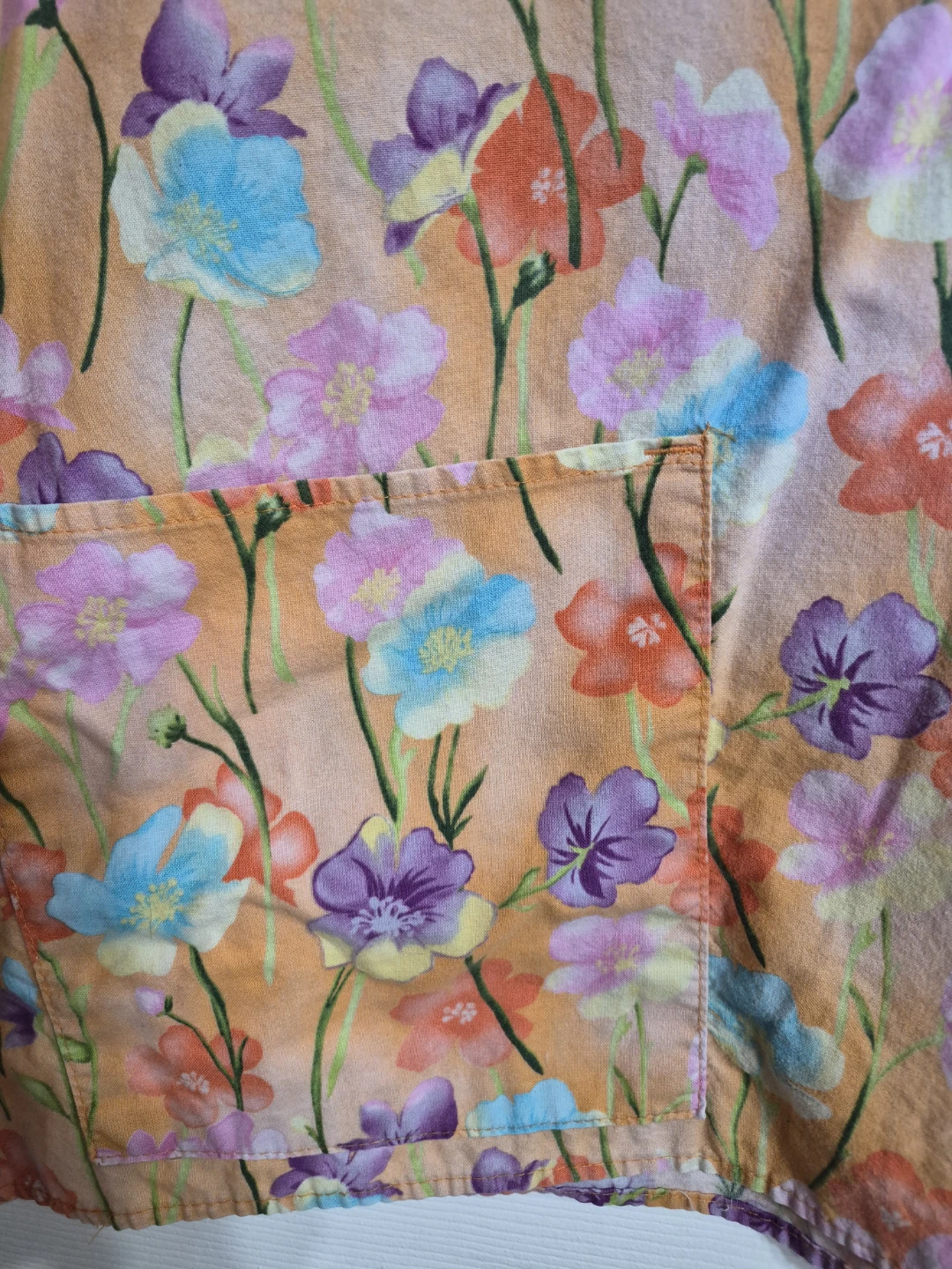 Chest 100% Cotton Size 4X Scrub Top - photo 3