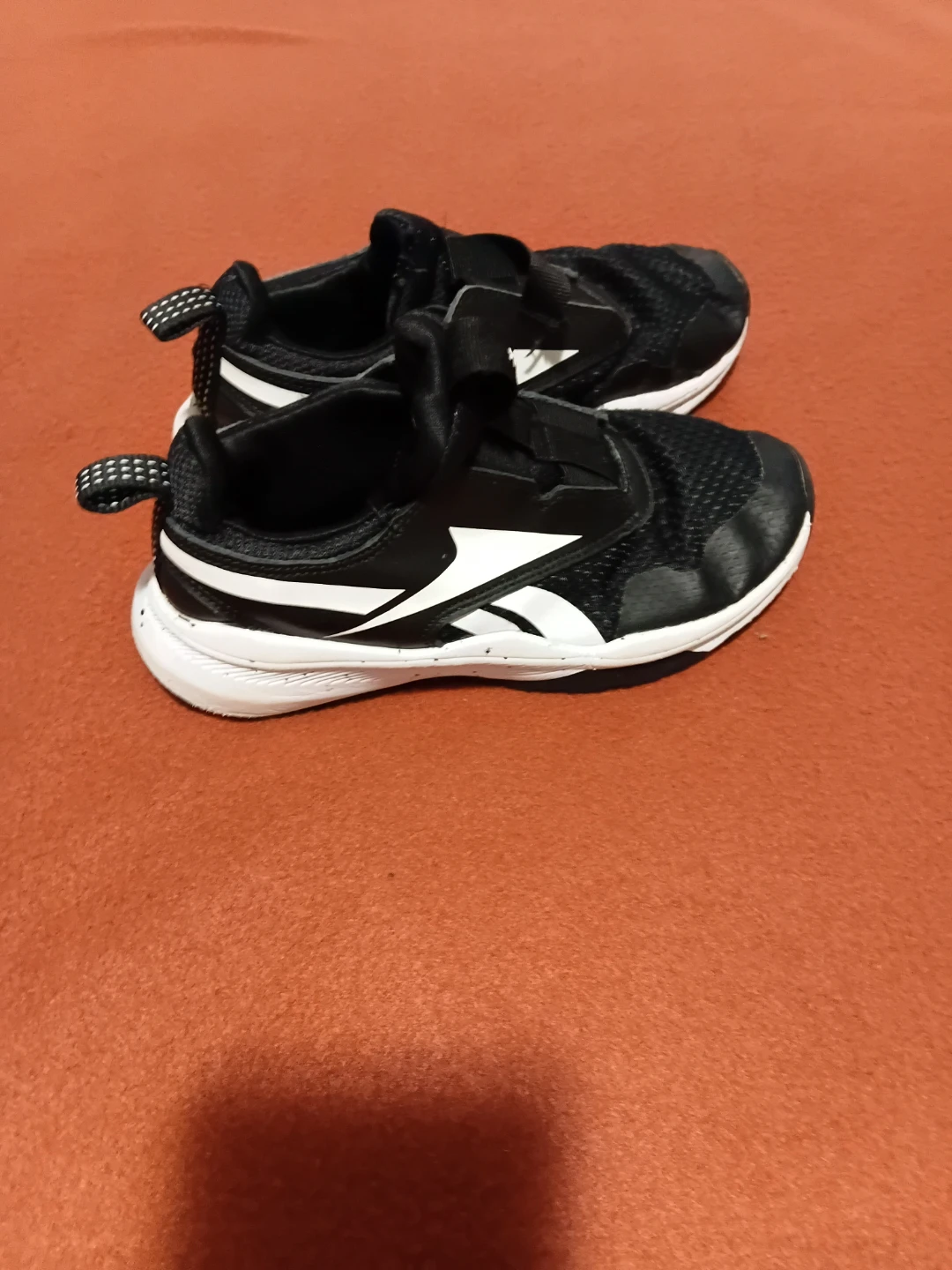 Reebok Black and White Athletic Shoes size 1