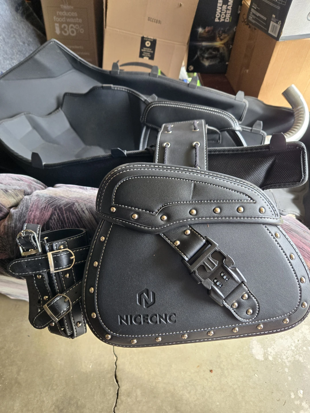 NICECNC Motorcycle Saddlebags with Lock