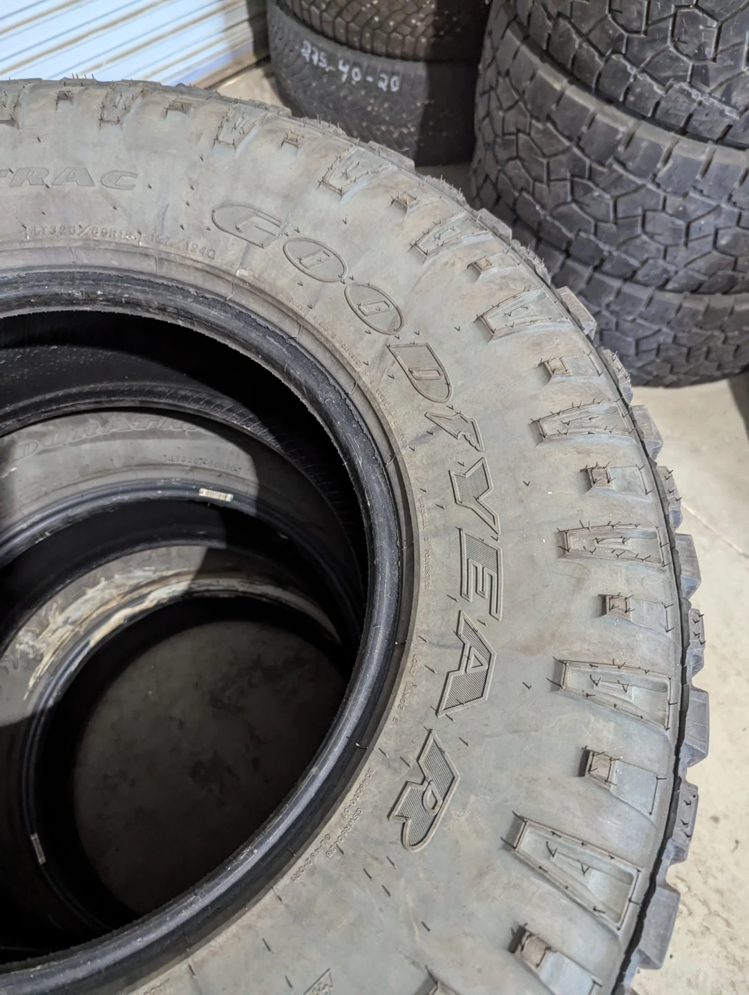 3 Tire LT325/65R18 Goodyear Wrangler DuraTrac - photo 4