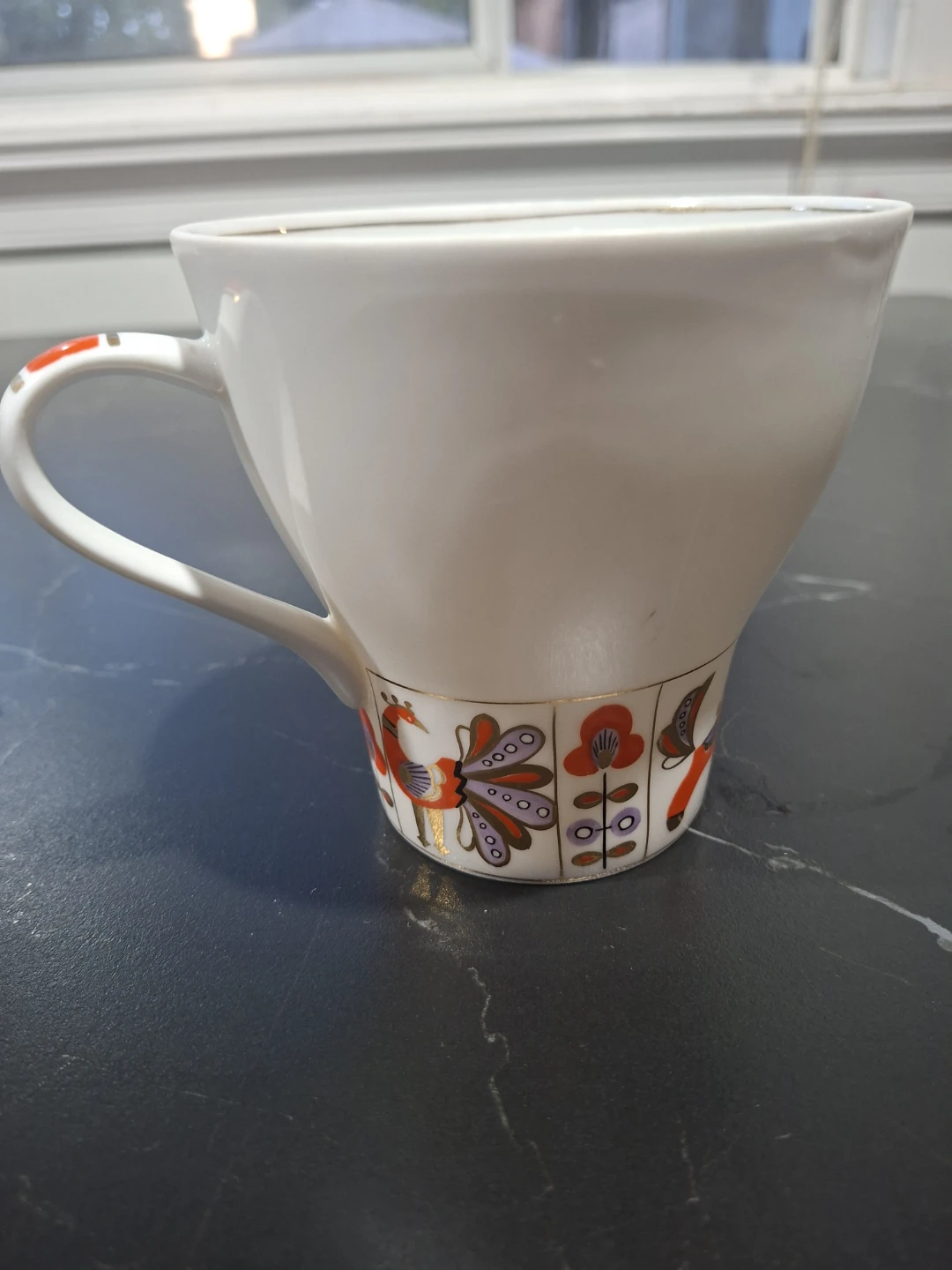 Vintage USSR Porcelain Mug - photo 2