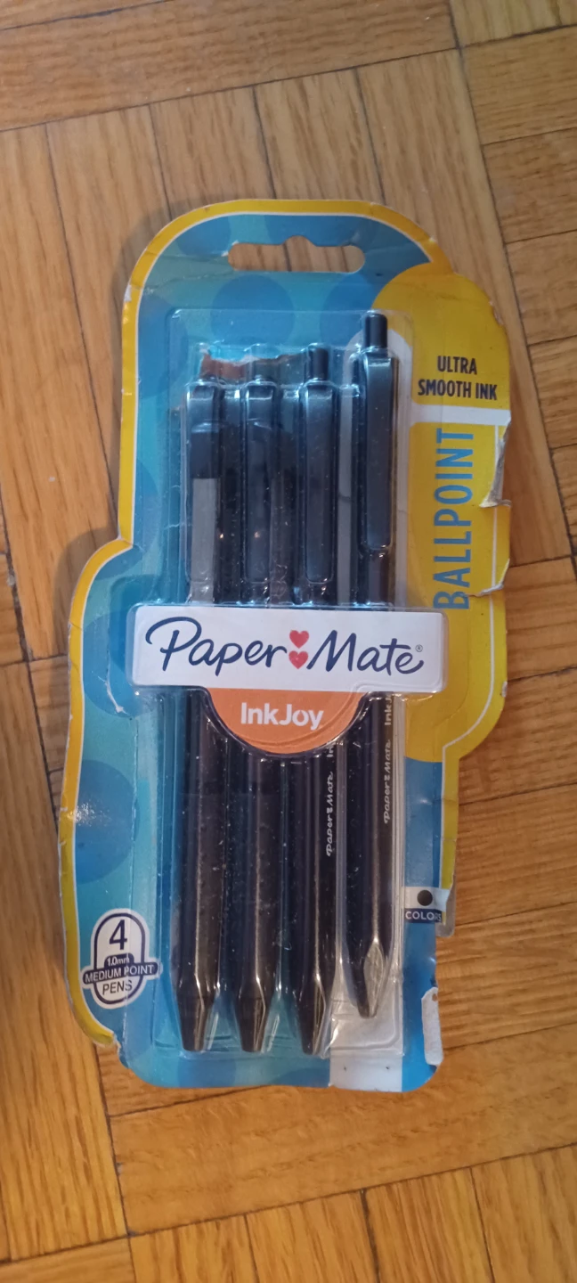 Paper Mate InkJoy 1.0mm Ballpoint Pens - 4 Pack 🏈