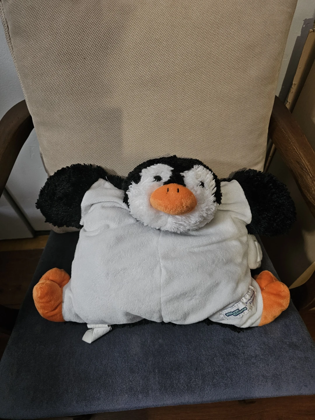 Pillow Chums Pennie the Penguin Plush Pillow