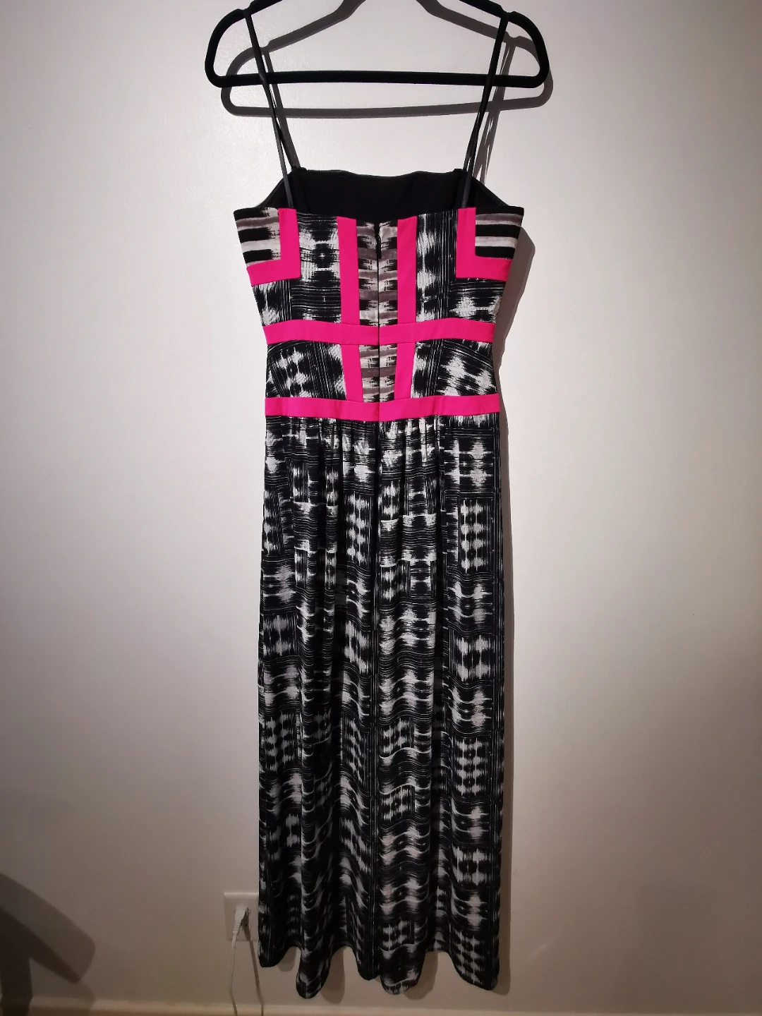 Gracelyn Black and White Patterned Maxi Dress - photo 2