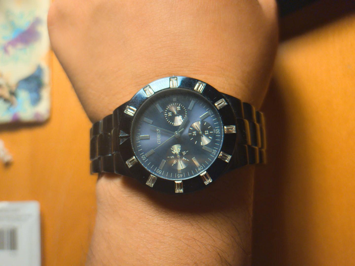 Guess Blue Chronograph Watch
