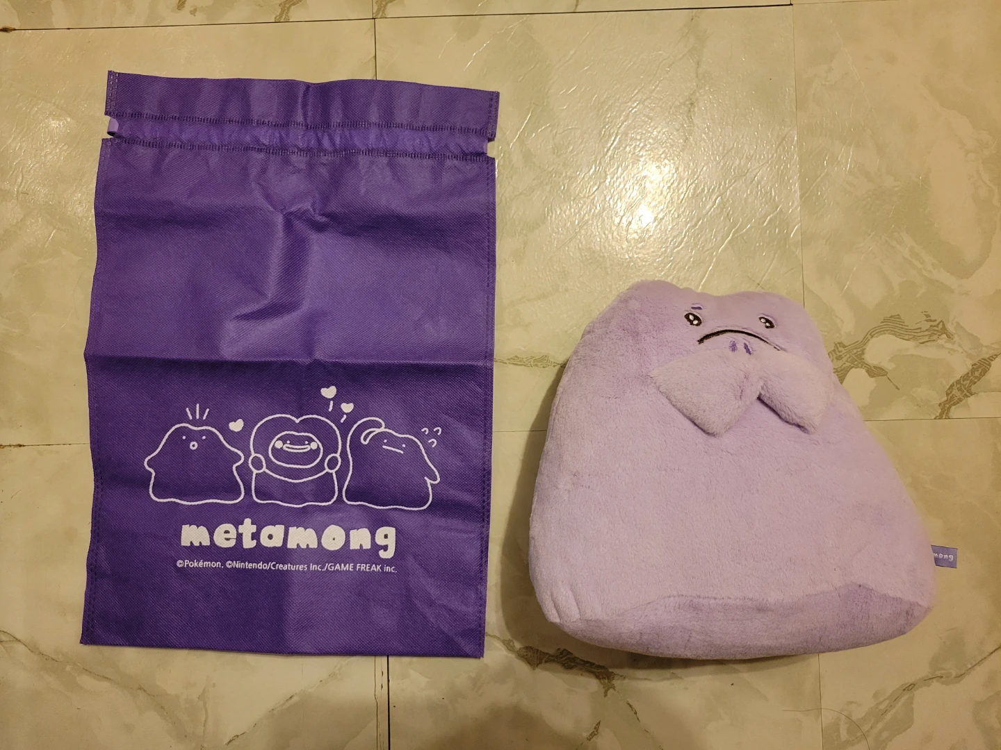 Ditto Pokemon Plush - Korea Exclusive (Bag Included) - photo 3