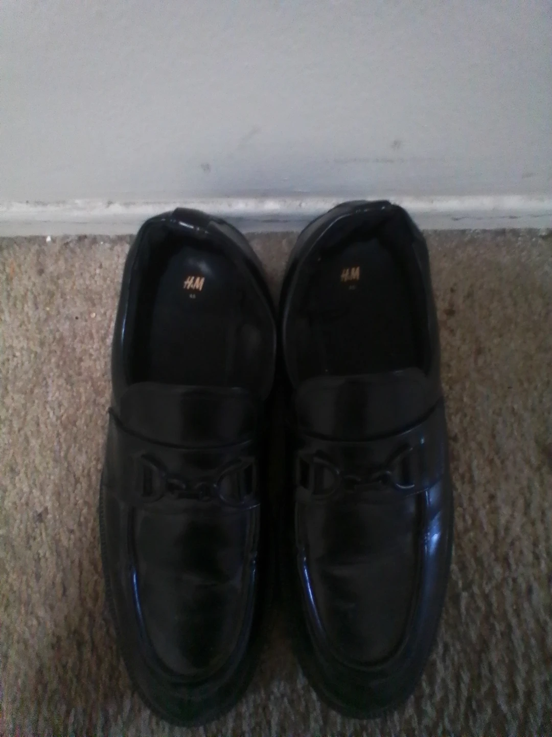H&M Black Loafers Size 45
