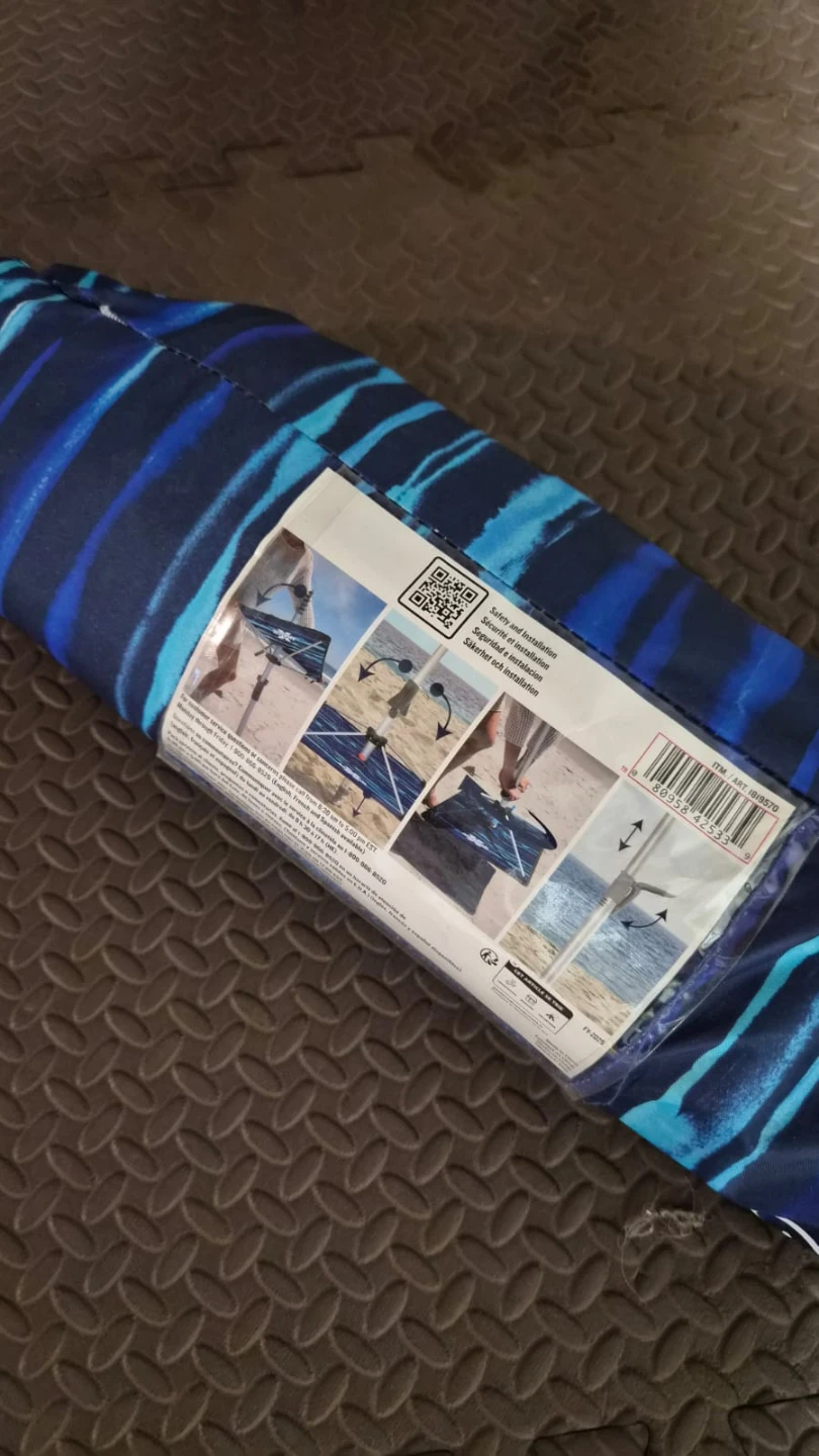 Tommy Bahama Blue Stripe Beach Umbrella - photo 3