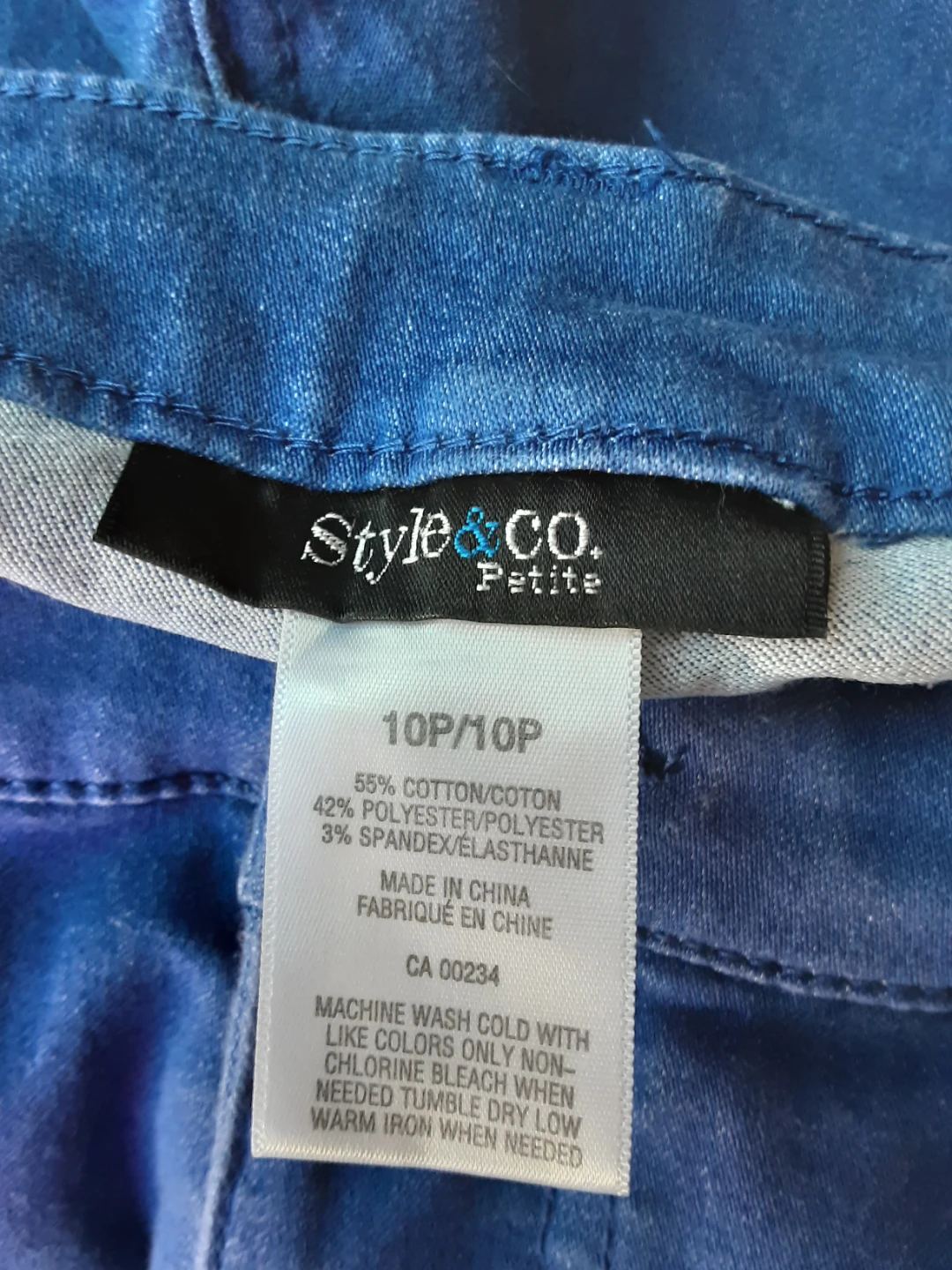 Style & Co. Petite Blue Jeans 10P