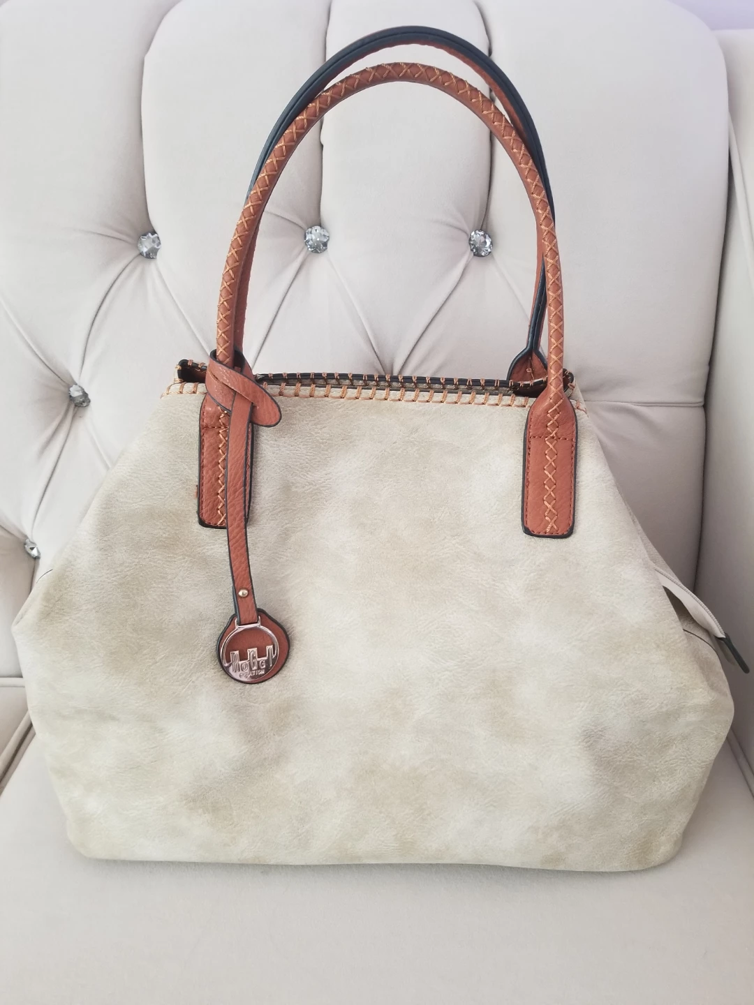 Hogl Creation Suede Handbag
