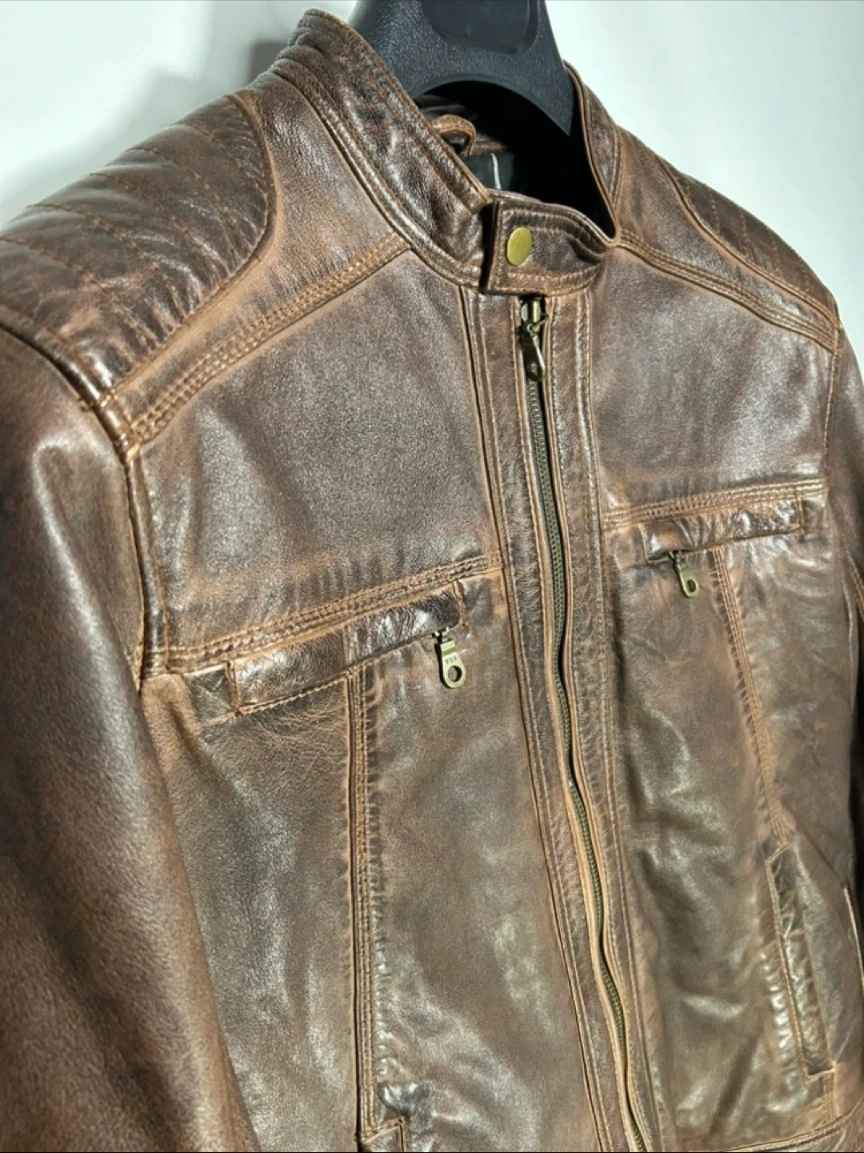 Hides Brown Leather Jacket - photo 3