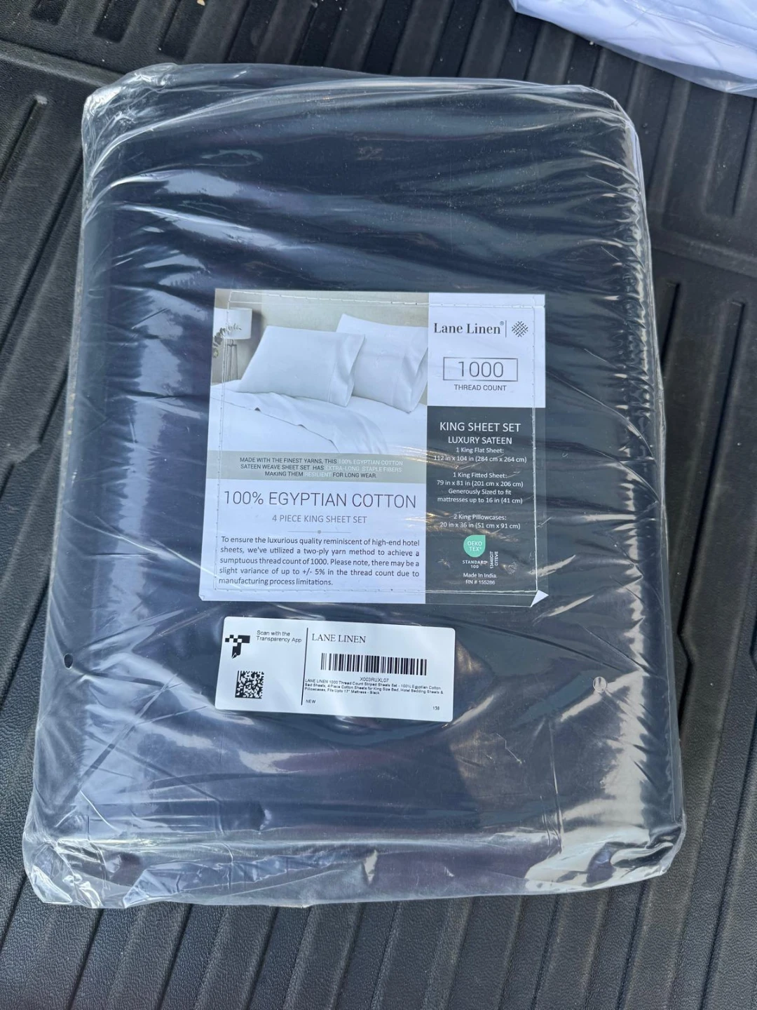 Lane Linen 1000 Thread Count Egyptian Cotton Sheet Set