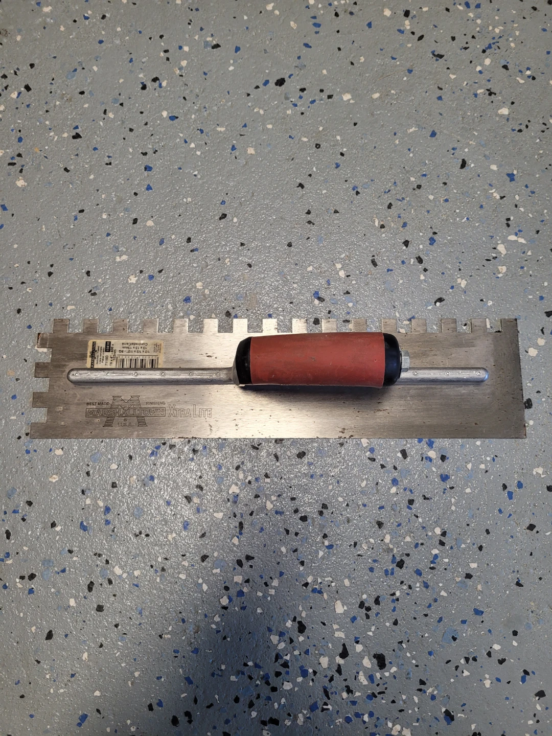 Marshalltown Xtra Lite Notched Trowel 16 inch