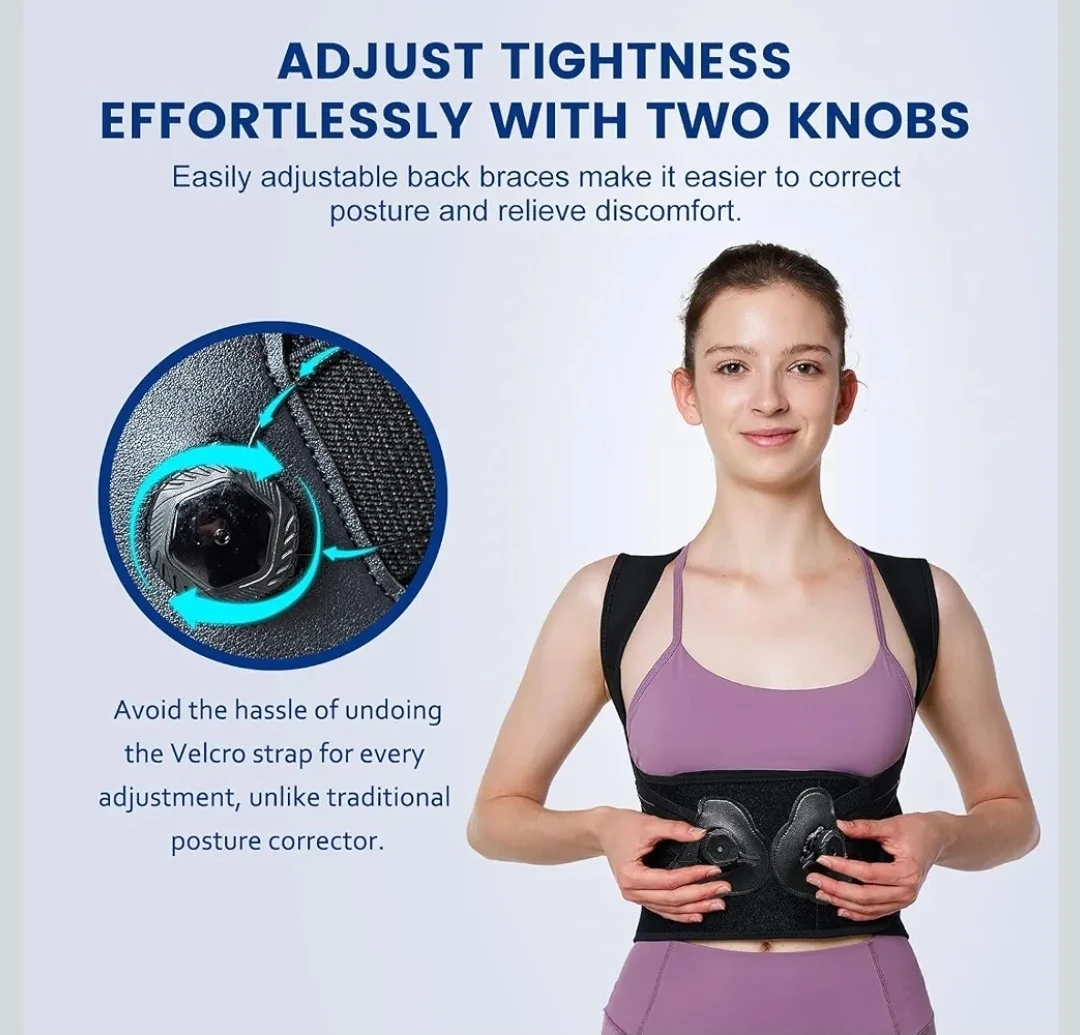 XL size Posture Corrector & Back Brace with Dual Knobs - photo 4