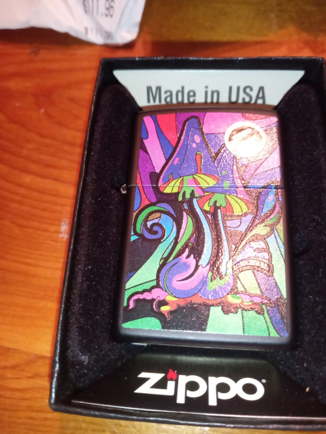 Zippo Lighter - Trippy Mushroom Design - photo 2