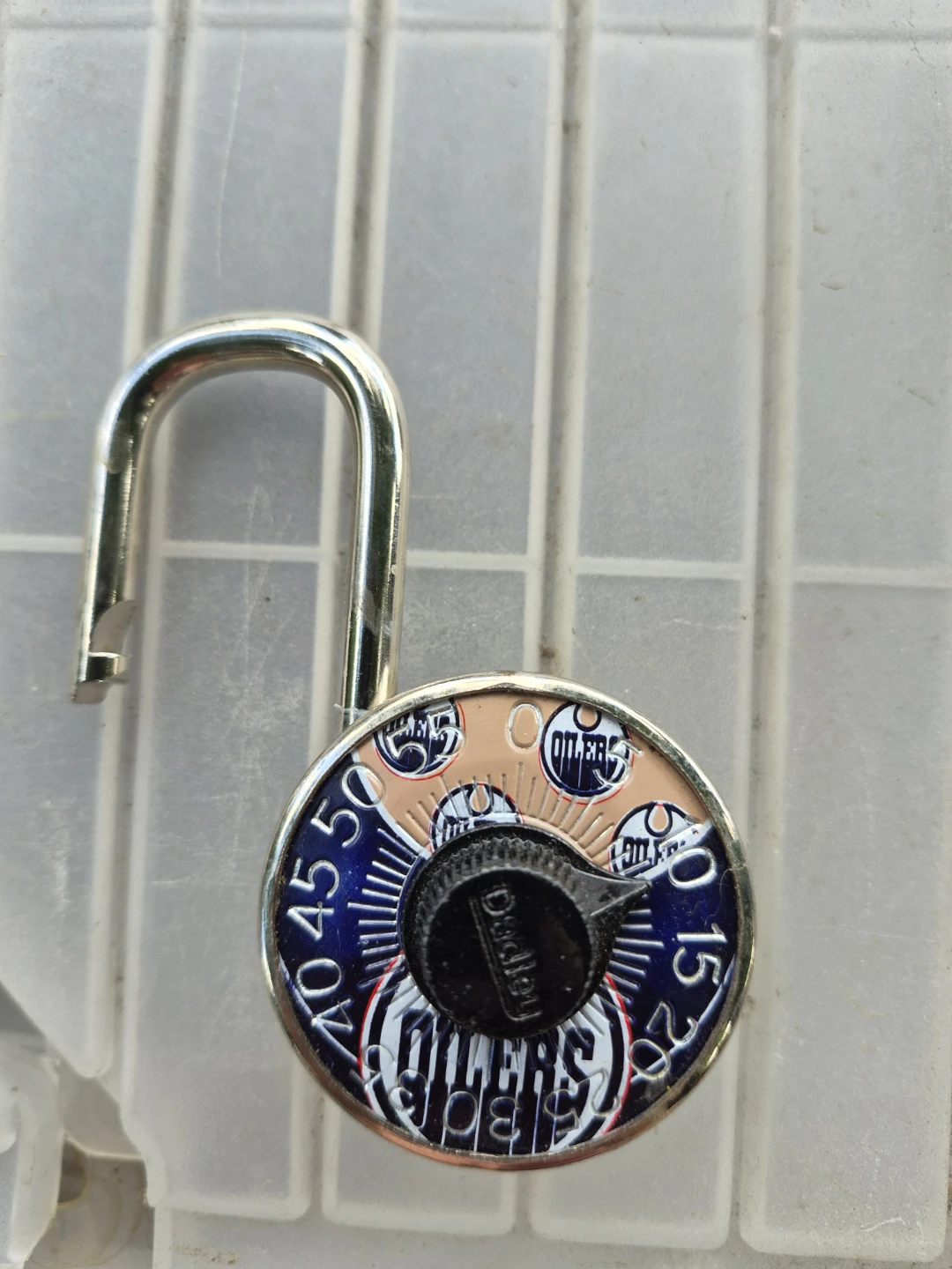 Dudley Combination Lock - Edmonton Oilers