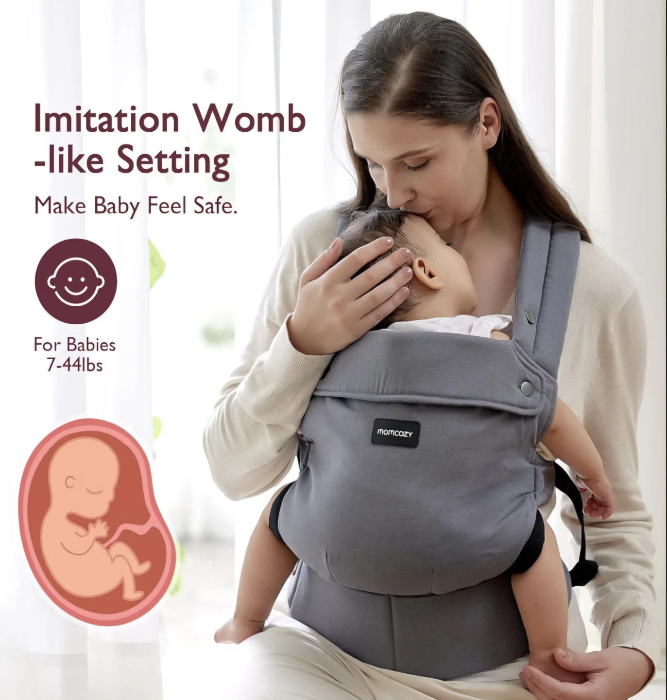 Momcozy 3-in-1 Baby Carrier - photo 4