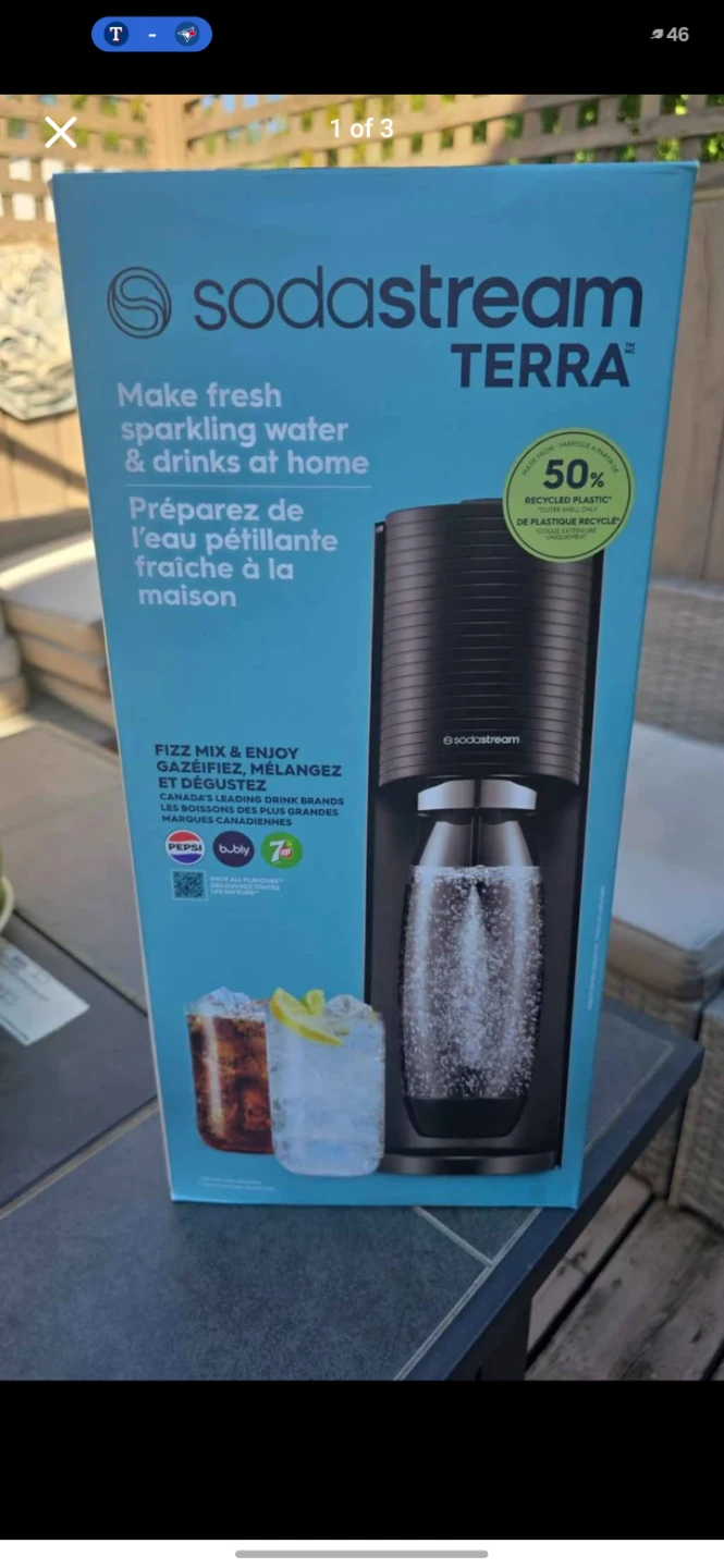 SodaStream Terra Sparkling Water Maker