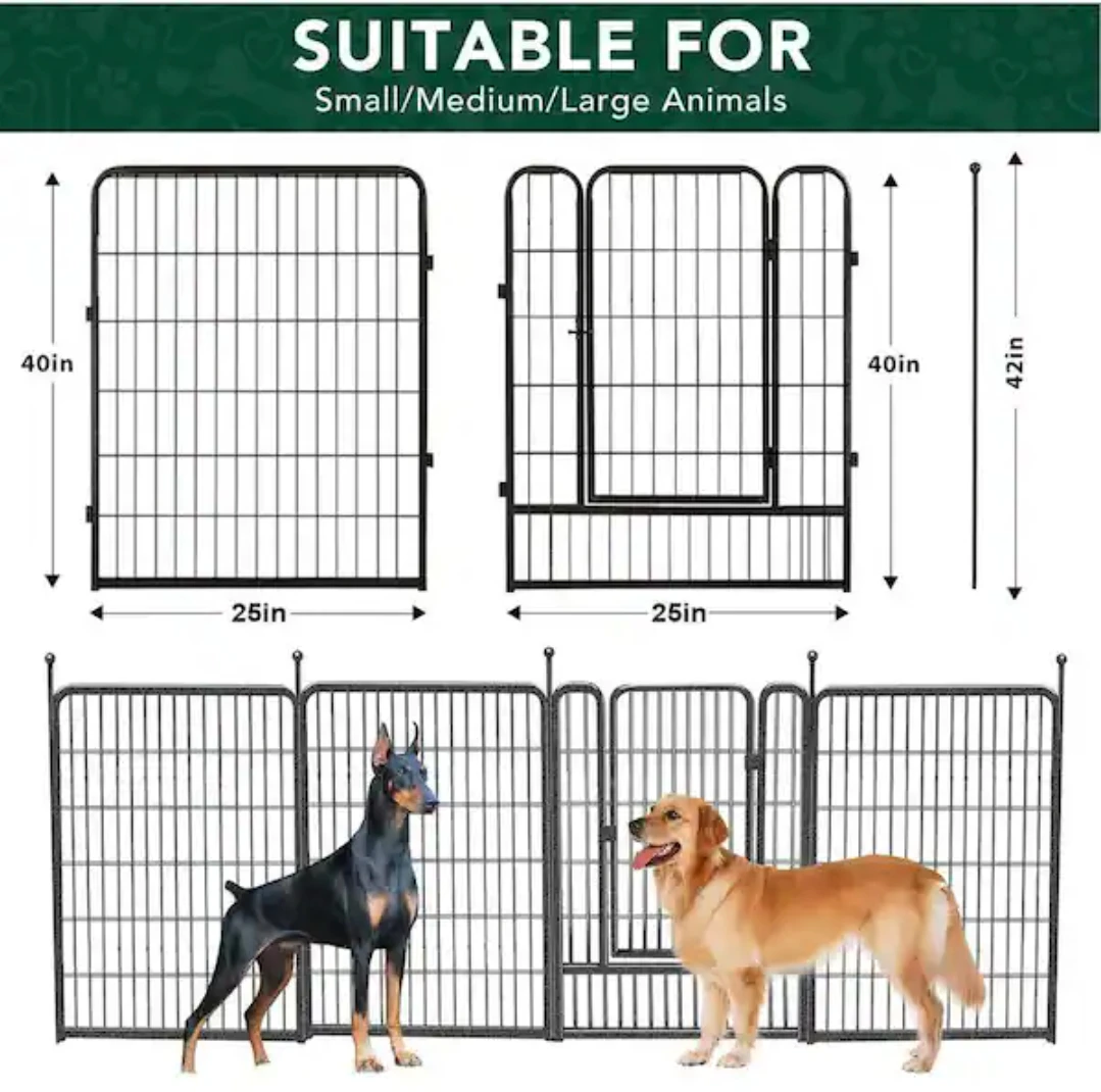 New, Viscoo 16-Panel Metal Dog Playpen 40-Inch - photo 2