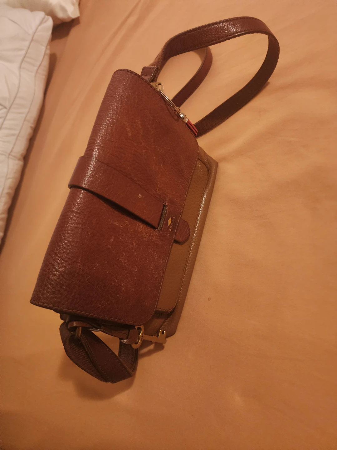 Fossil Leather Crossbody Bag - photo 4