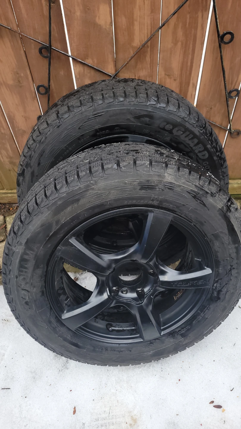 4 Touren Rims with Winter Tires for DODGE CARAVAN - photo 2