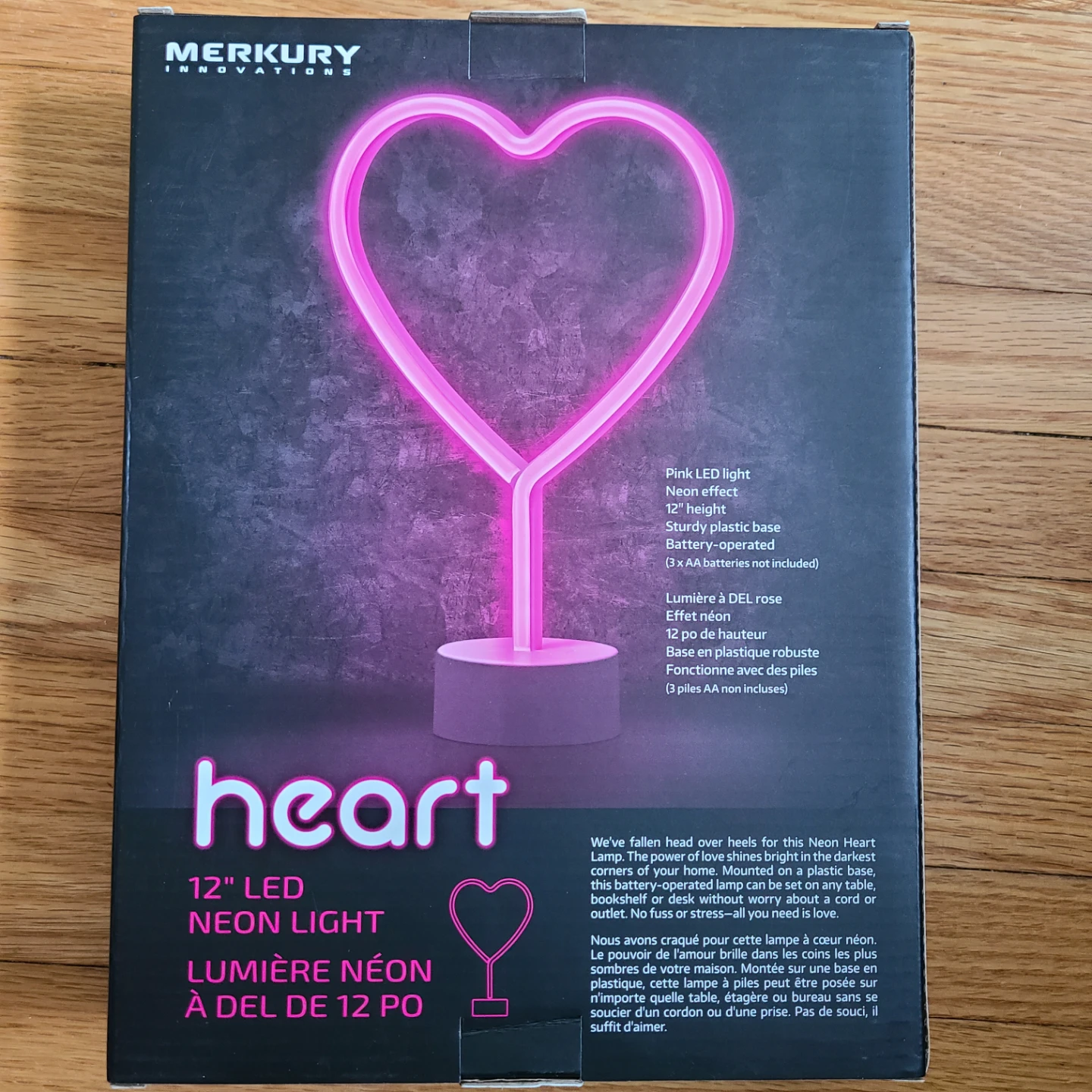 Brand New Merkury Innovations Heart LED Neon Light - photo 3