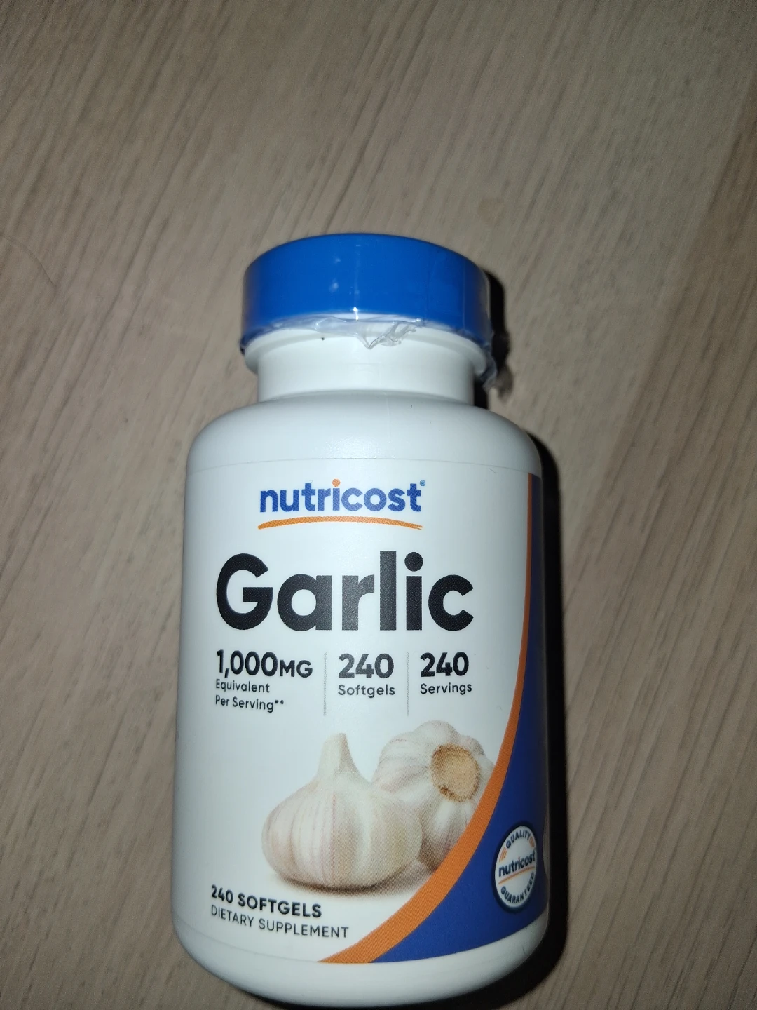 Nutricost Odorless Garlic 1000mg 240 Softgels