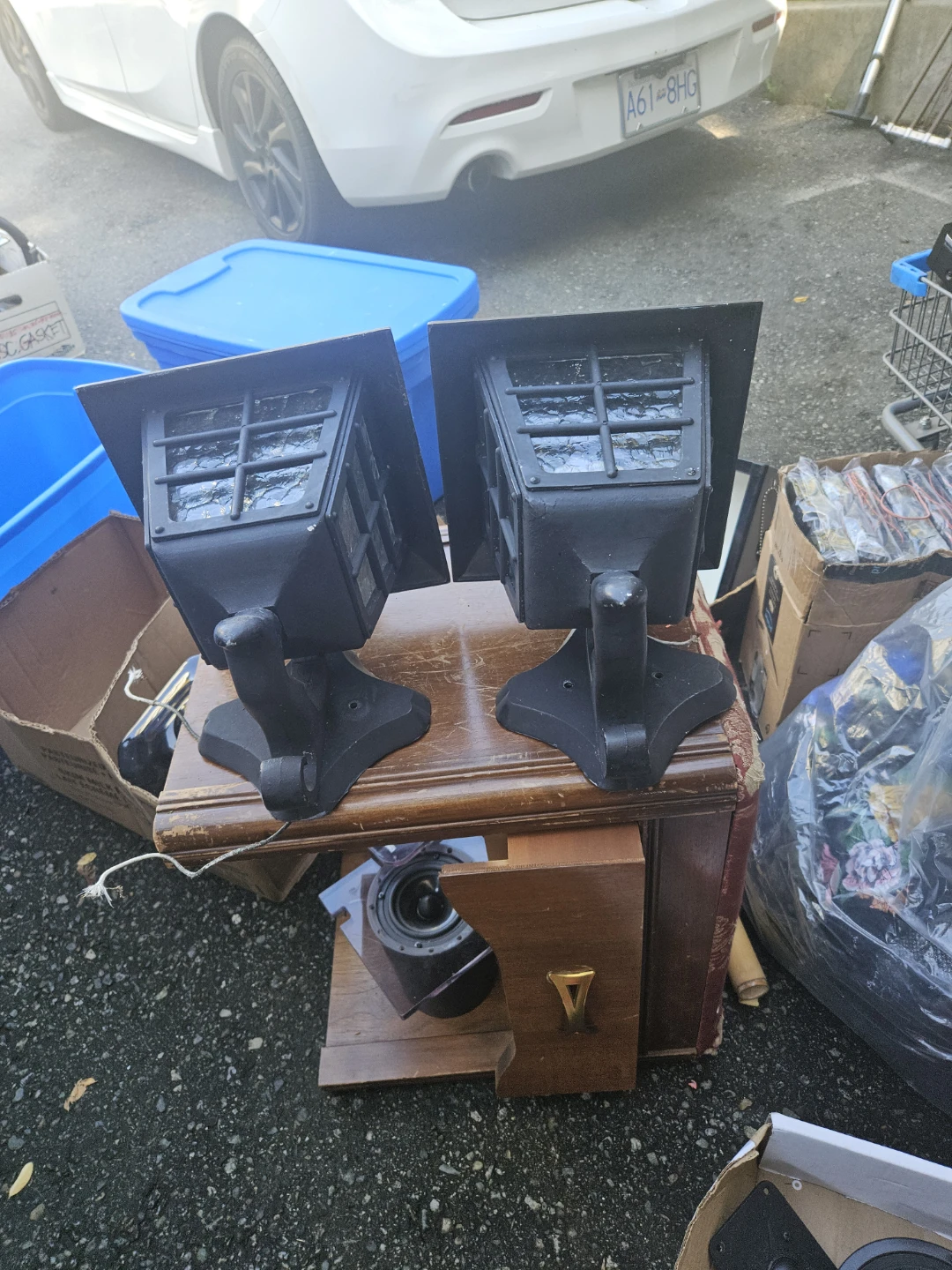 Set of Two Black Outdoor Wall Lights - photo 2