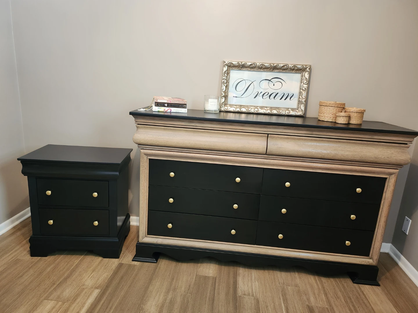 Dresser and Nightstand Set