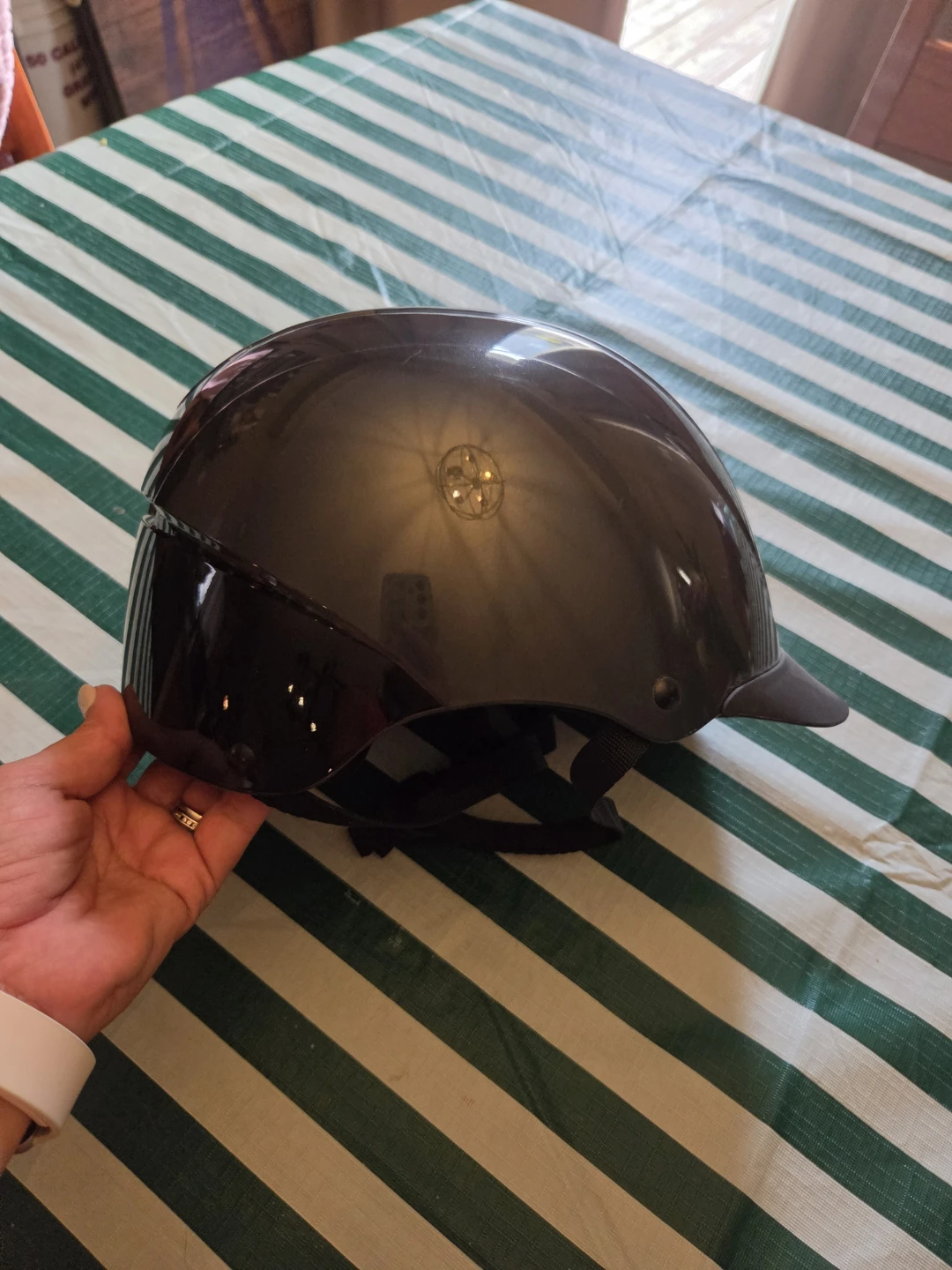 Troxel Spirit Low Profile Equestrian Helmet - Smoke - Size XS - photo 2