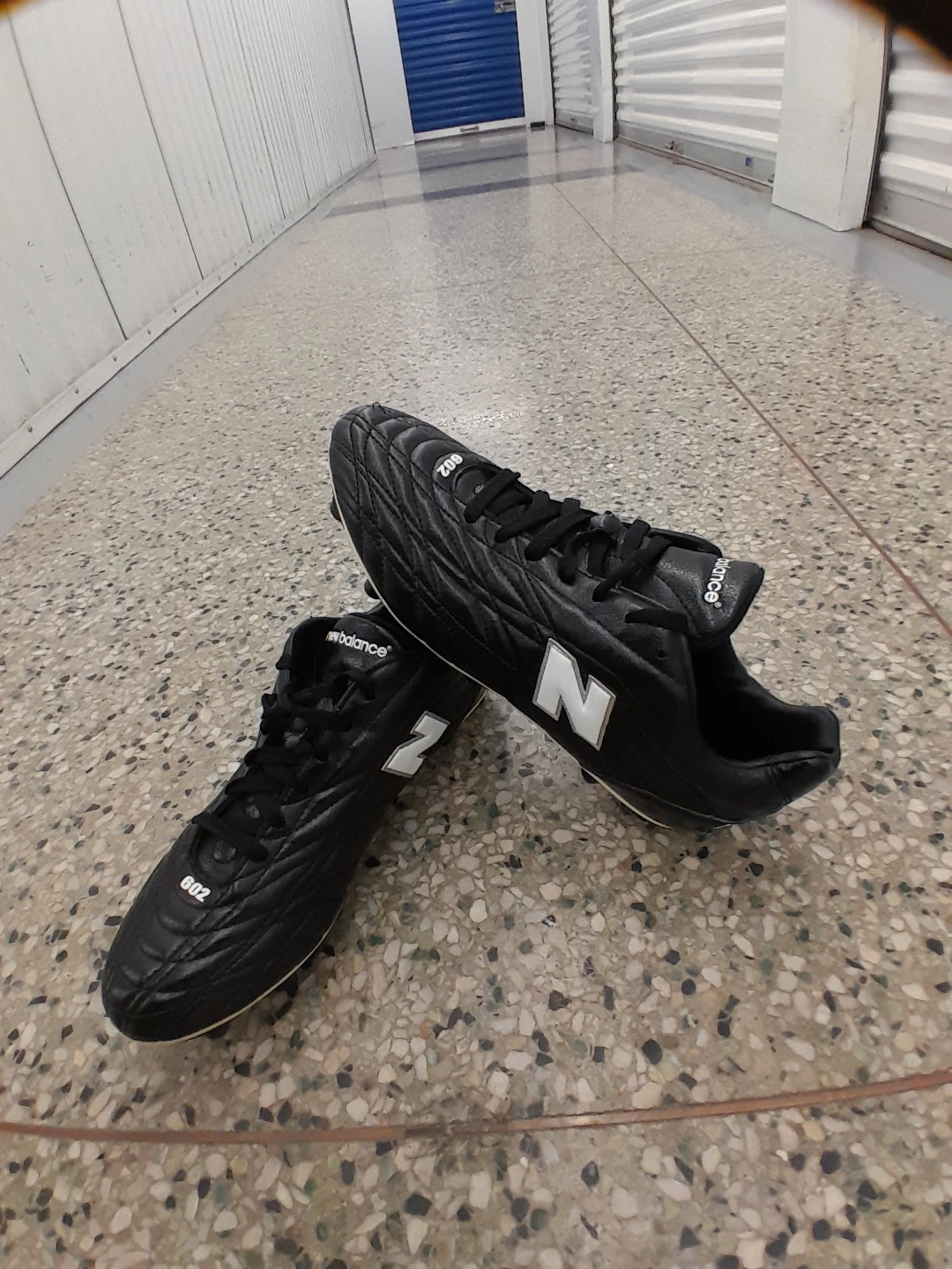 New Balance 602 Soccer Cleats Solid Black Men's Size 12