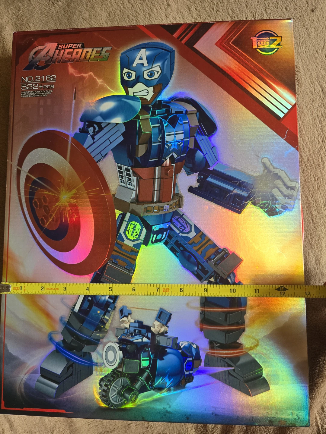 Super Heroes Captain America Building Block Set
