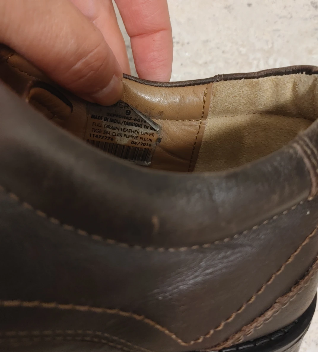 Denver Hayes Brown Leather Men's Shoes Size 9 - photo 5