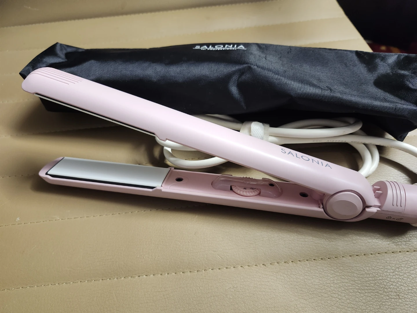 SALONIA Hair Straightener - Pastel Pink - photo 2