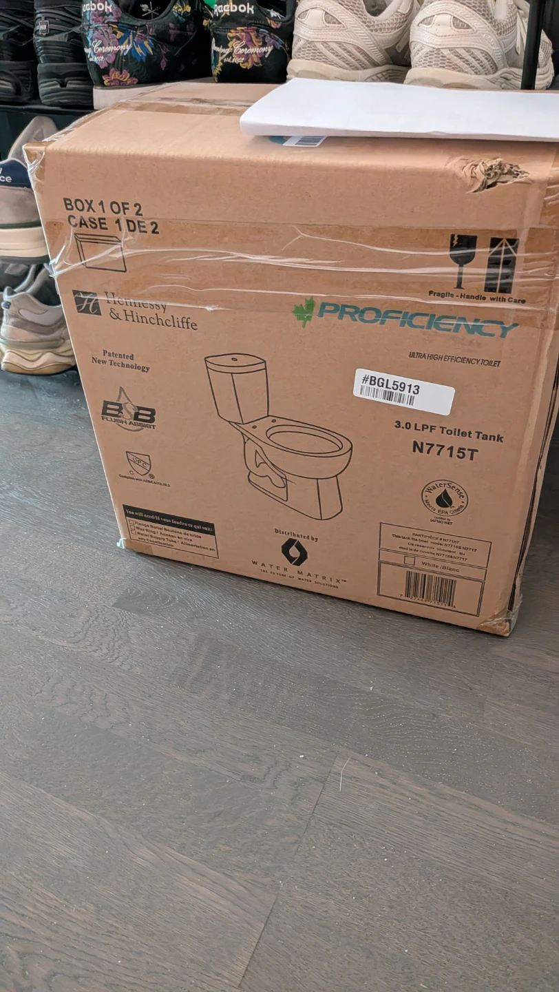 Hennessy & Hinchcliffe Proficiency Toilet Tank N7715T