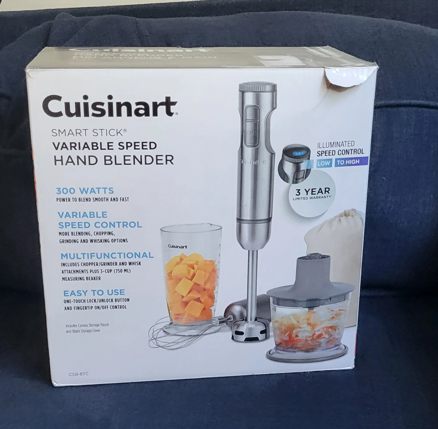 Cuisinart Smart Stick Variable Speed Hand Blender CSB-87C