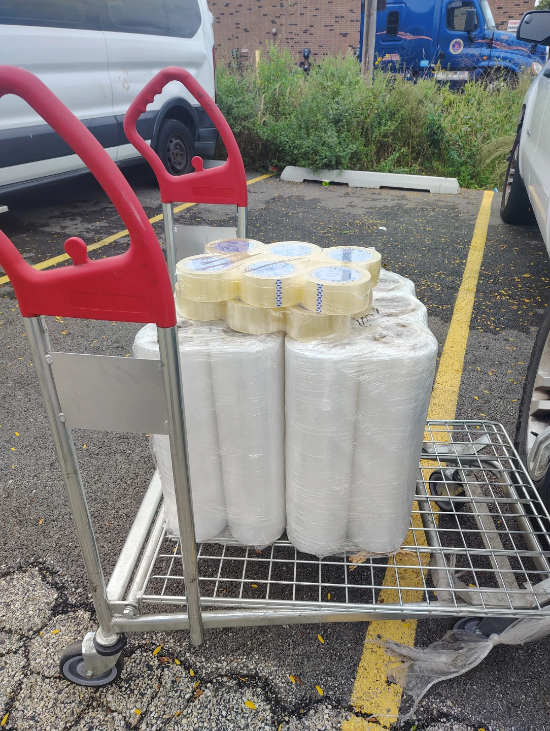 Plastic wrap for movings and tapes
