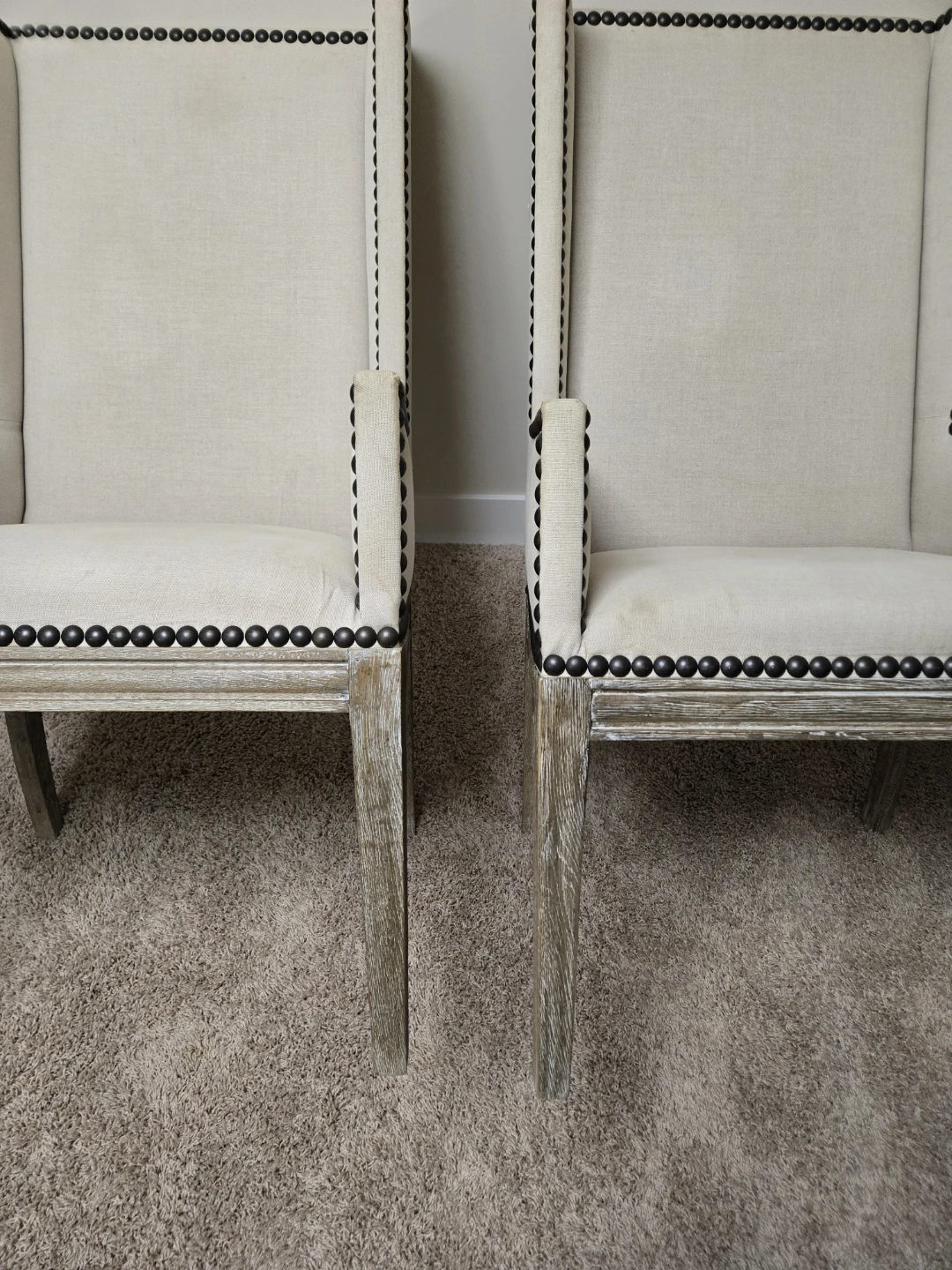 Set of Two Wingback Dining Chairs - photo 5