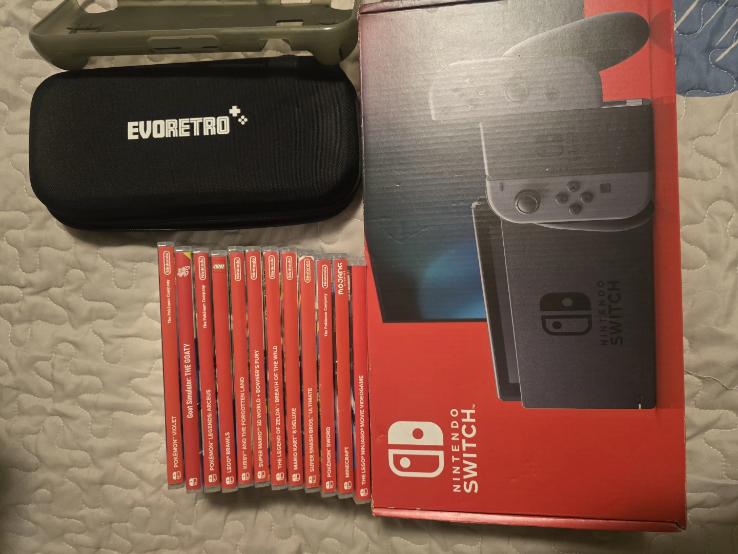 Nintendo Switch Console with 12 Games - photo 3