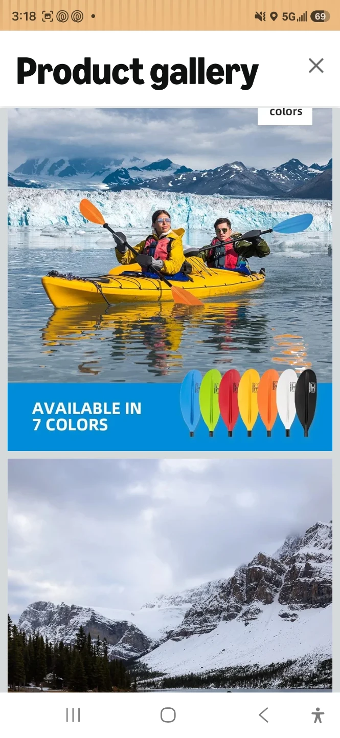 Oceanbroad Kayak Paddle - photo 3