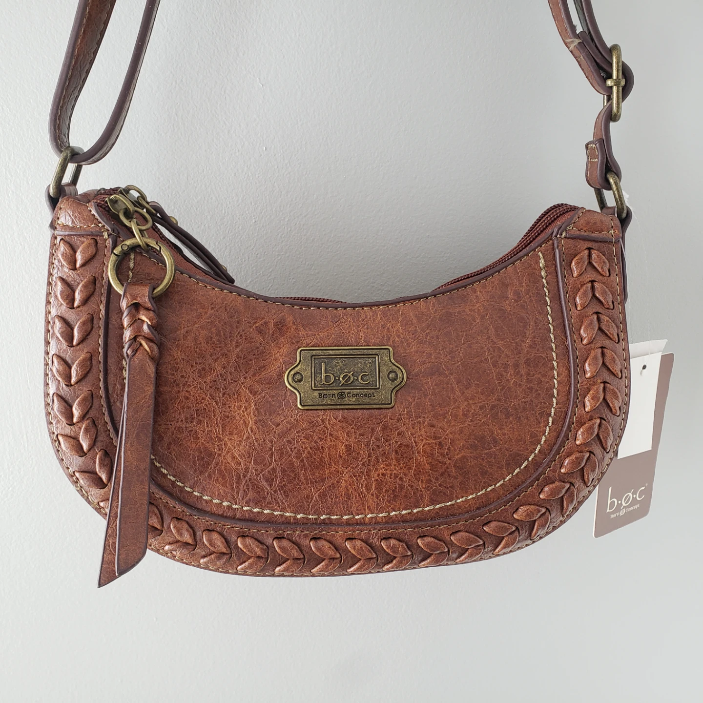 NEW b.o.c. Brown Crossbody Bag
