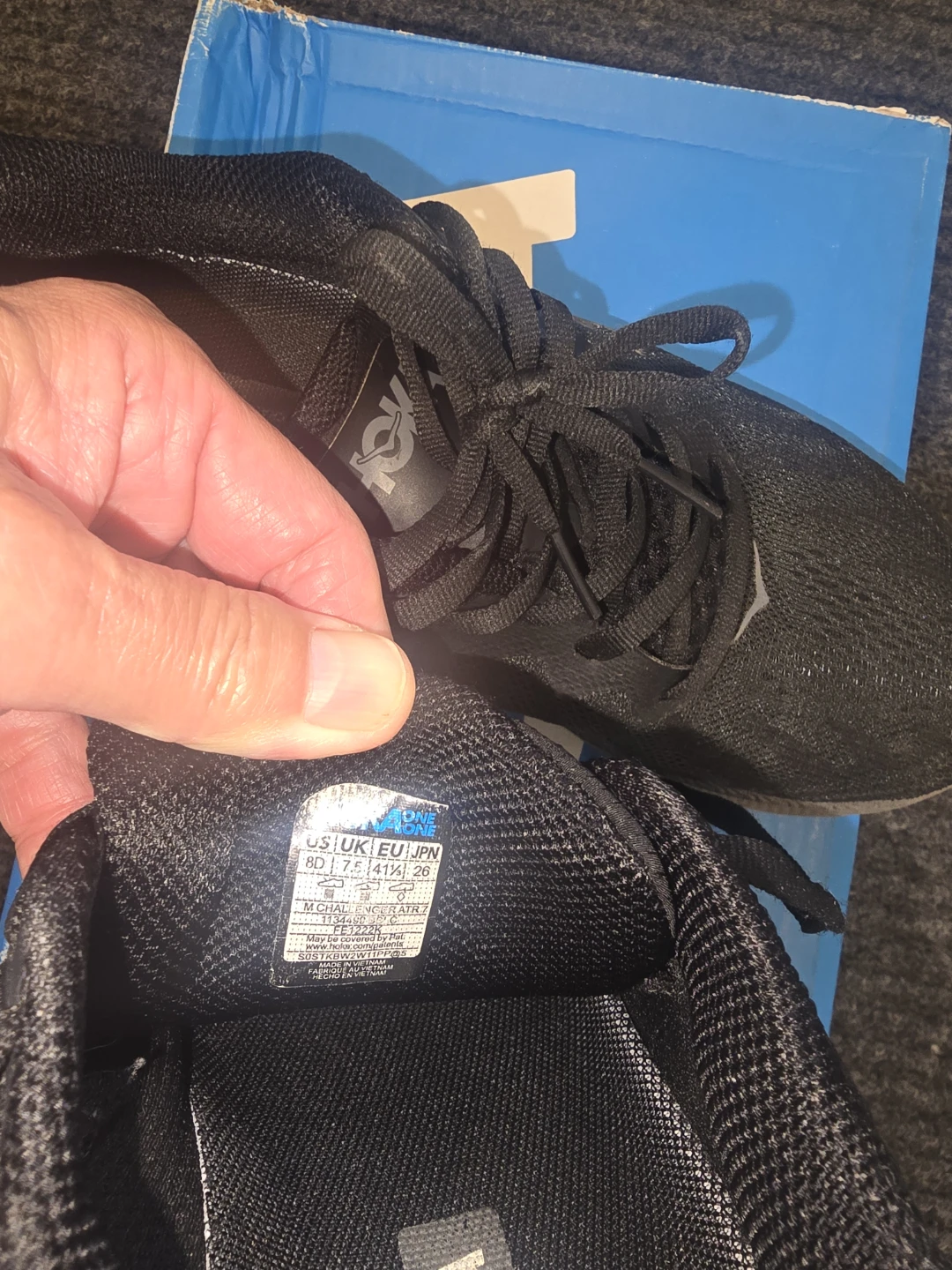 Hoka M Challenger ATR 7 Black Running Shoes