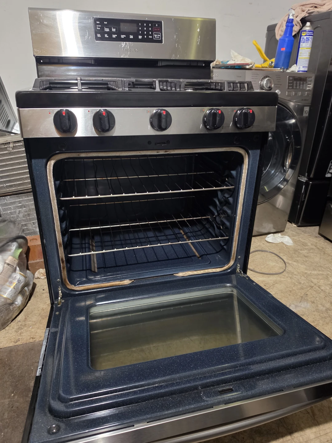 Samsung Stainless Steel Gas Range - photo 3