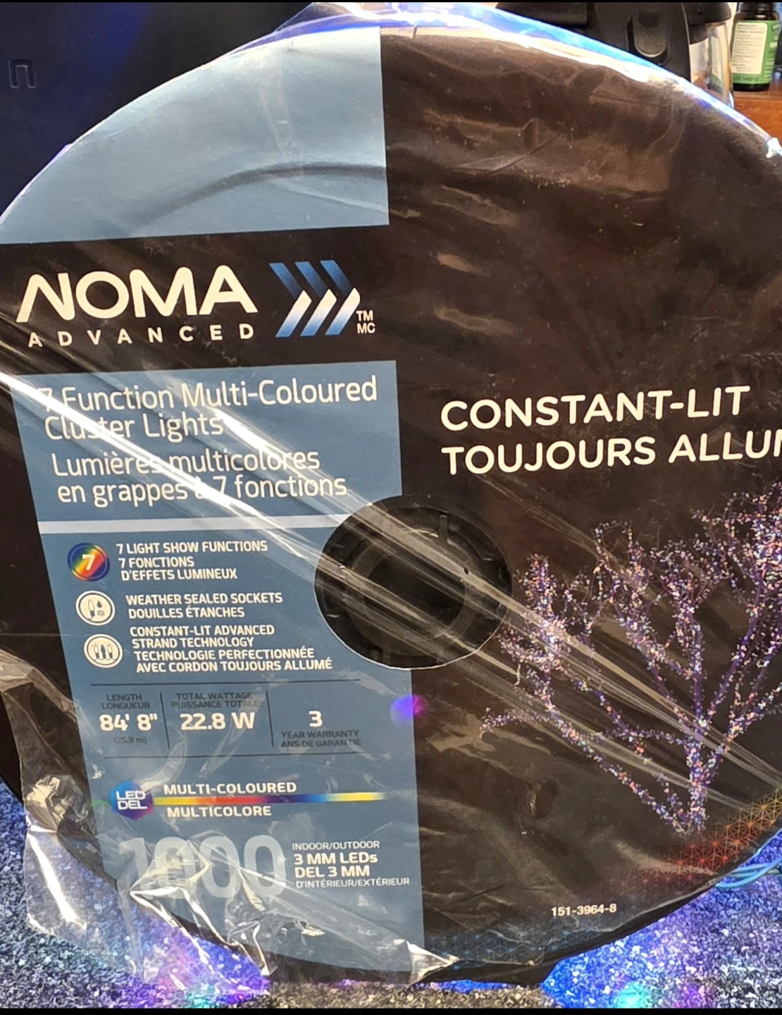 NOMA Advanced 7-Function Multi-Coloured Cluster Lights - photo 2