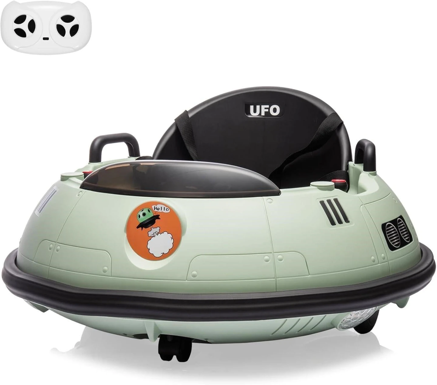 Kids UFO Ride-On Bumper Car with Remote Control
