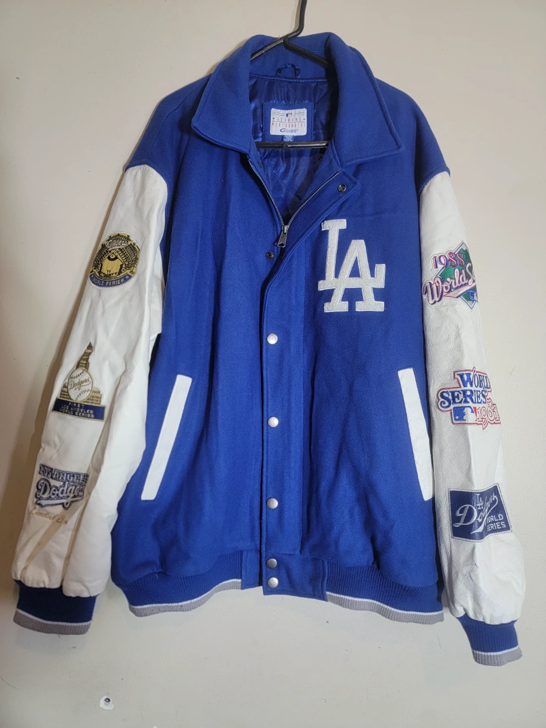 Los Angeles Dodgers World Series Champions Varsity Jacket