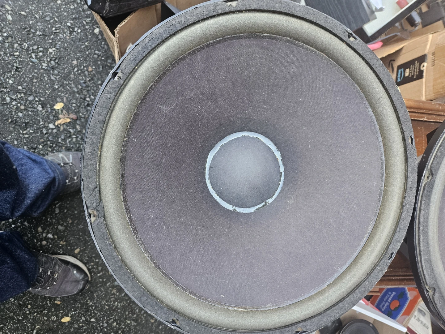 Two Vintage 12-inch Speakers - photo 3