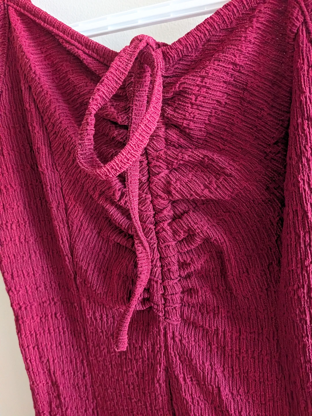 🏈Cider Burgundy Textured Mini Dress in excellent condition - photo 4