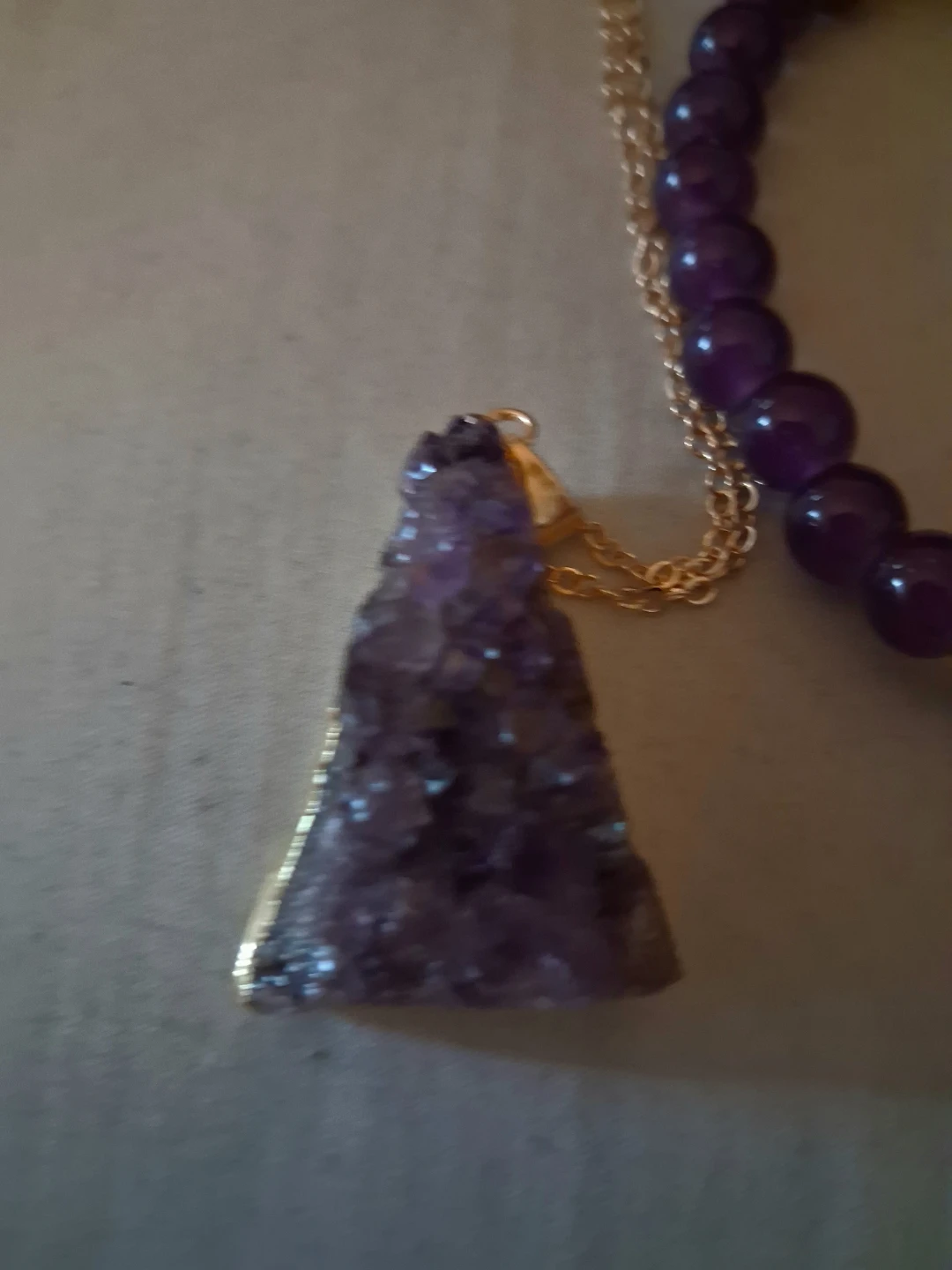 Amethyst Necklace and Bracelet Set - photo 2