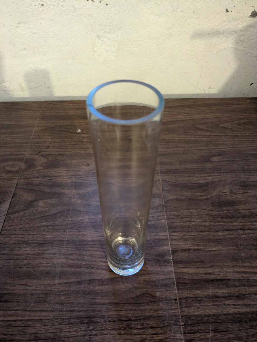 Clear Glass Cylinder Vase